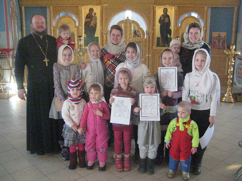Открытие воскресной школы в Крекшино