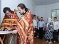 Освящение храма в пос. Киевский 105